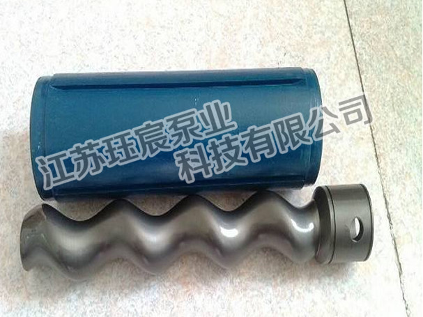内螺杆泵转子及胶套.jpg